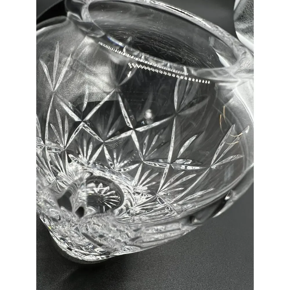 Tiffany & Co Sybil Diamond Cut Crystal Bud Vase 4.25” Tall